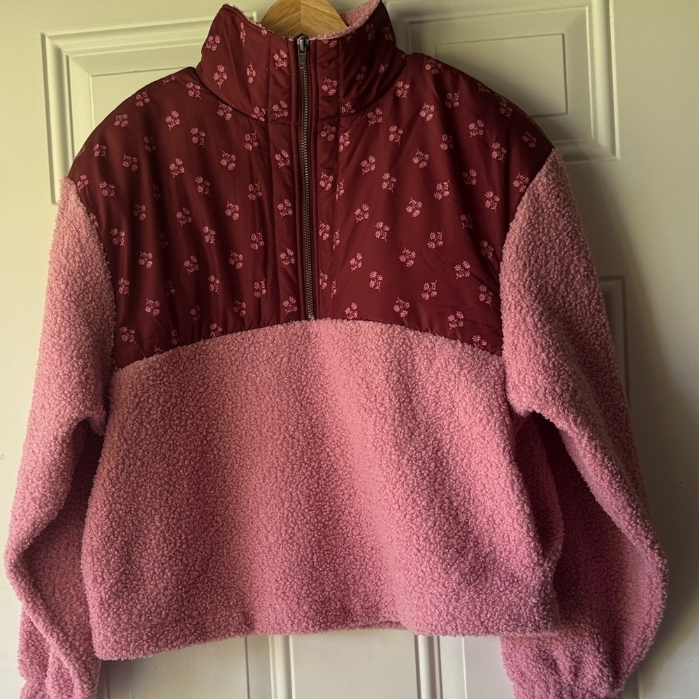 Universal Thread boxy half zip pullover